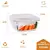 POTE DE VIDRO HERMETICO QUADRADO 320ML na internet