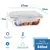 POTE DE VIDO HERMETICO RETANGULAR 640ML na internet
