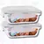 POTE DE VIDRO HERMETICO RETANGULAR 1,040L