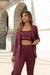 BLAZER + TOP MEIRE - VINHO