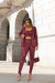 BLAZER + TOP MEIRE - VINHO - comprar online
