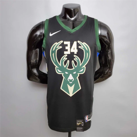 REGATA BASQUETE MILWAUKEE BUCKS MASCULINA TAILANDESA
