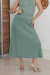 Saia Evasê Midi Viviane Verde - Mariana Forato