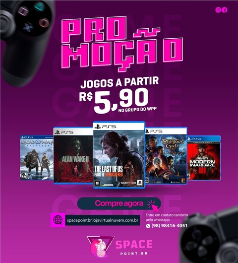 Banner da categoria QUEIMA DE ESTOQUE MÍDIA DIGITAL PS4/PS5
