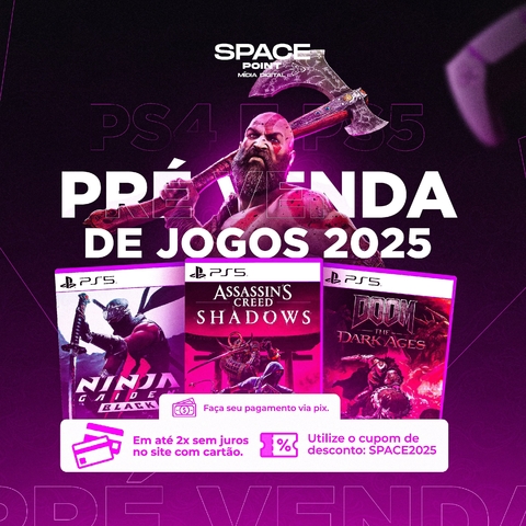 Banner da categoria LANÇAMENTOS E PRÉ VENDAS PS5