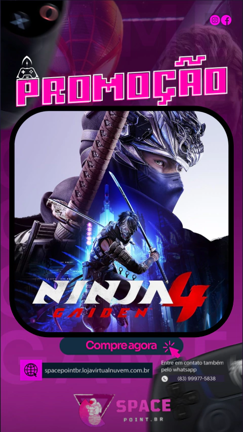 NINJA GAIDEN 4 PRÉ VENDA PS5 MÍDIA DIGITAL - comprar online