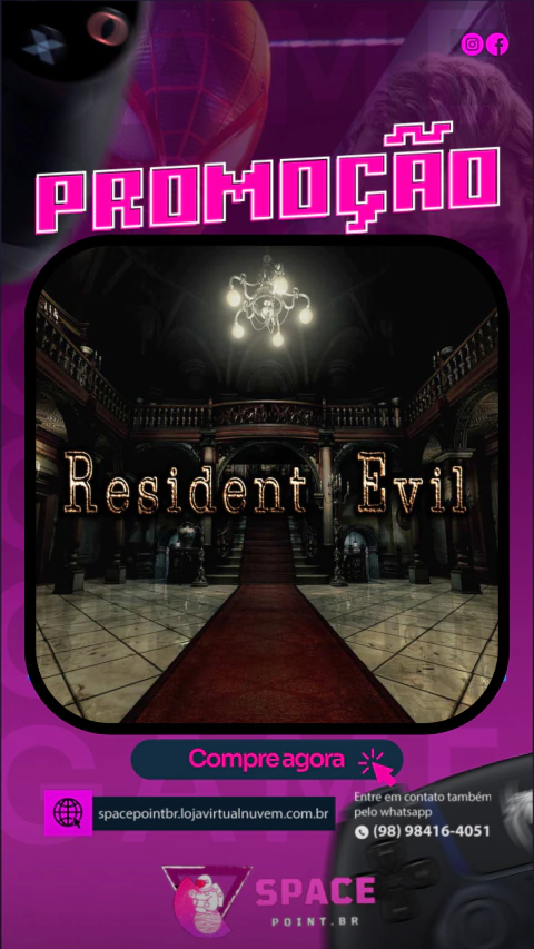 RESIDENT EVIL 1 PS4/PS5 MÍDIA DIGITAL