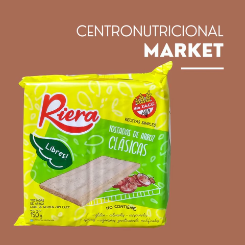 Tostada Riera arroz x 150g