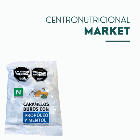 Caramelos de propoleo y mental Natufarma x85g