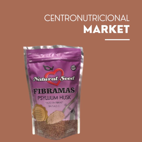 Fibramas x 200 G Natural Seed Psyllium Husk