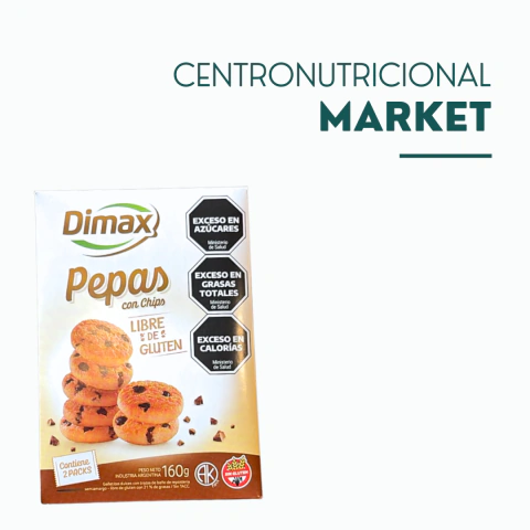 Pepas con chips Dimax x160g