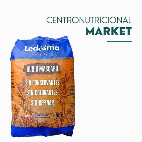 Azucar mascabo rubio Ledesma x800g