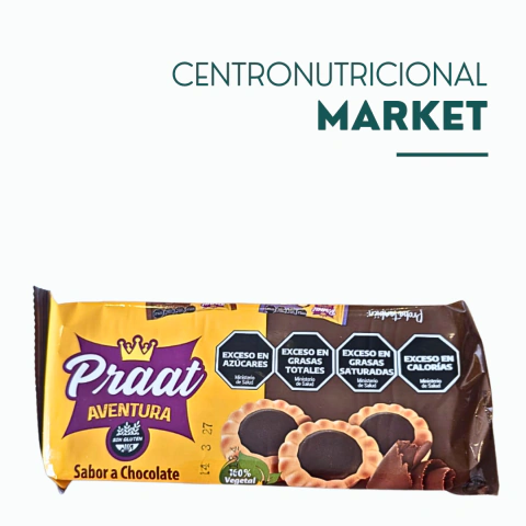Galletitas aventura sabor chocolate Praat x85