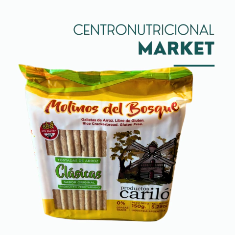 Galletas de arroz molinos del bosque x 150g