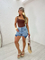 Short jeans bolso na internet