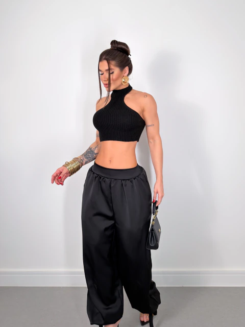 Cropped tricot