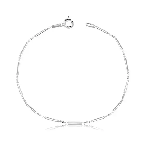 Pulseira bolinha alternada