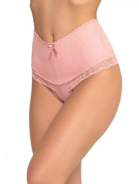 Calcinha Cinta Modeladora em Algodão e Renda