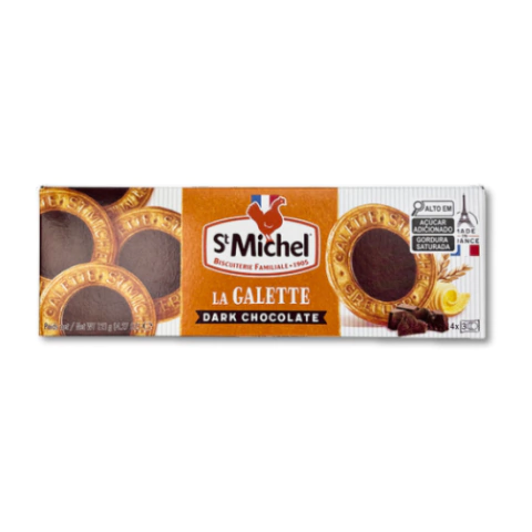 Biscoito Francês com Chocolate Meio Amargo St Michel La Galette 121g