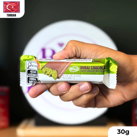 Chocolate Bolçi Dubai com Kadayif e Pistache 30g