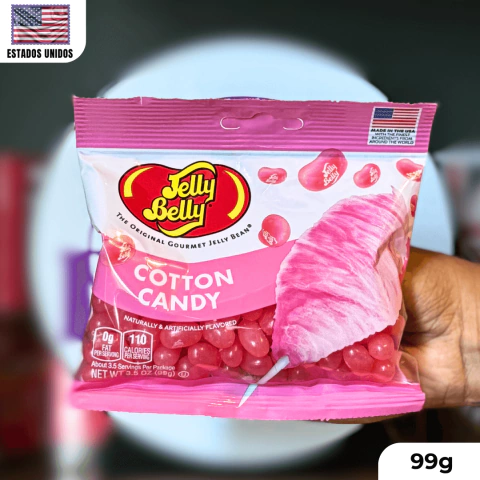 Bala Sabor Algodão Doce Belly Jelly 99g