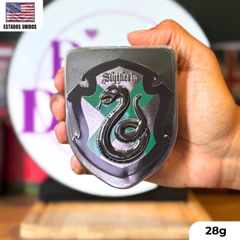 Lata Colecionável Casas Sonserina Harry Potter com Balas Jelly Belly 28g