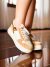TENIS BOTTERO COURO BEGE FEMININO - Daylu