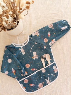 Pintorcito Astronautas fondo azul - comprar online