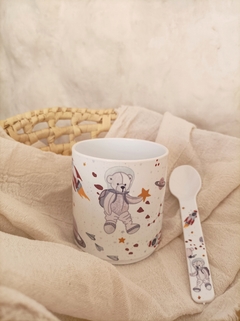 Taza con cuchara Astronautas - comprar online