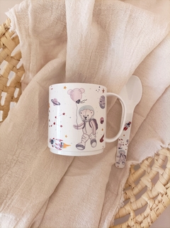 Taza con cuchara Astronautas