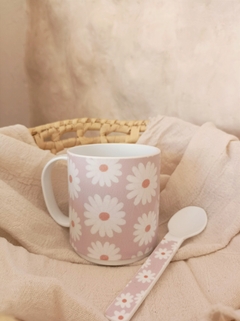 Taza con cuchara Margaritas - comprar online