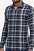 CAMISA OGOCHI SLIM XADREZ AZUL MARINHO - comprar online
