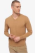 SUÉTER MODAL SLIM GOLA V CARAMELO - comprar online