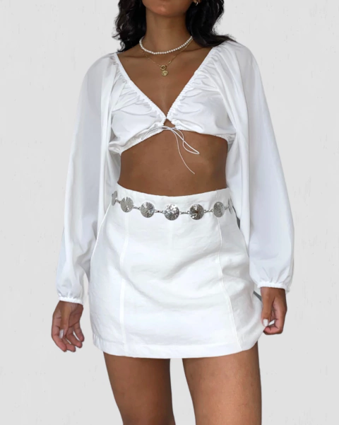 CROPPED ZOE MANGA LONGA - comprar online