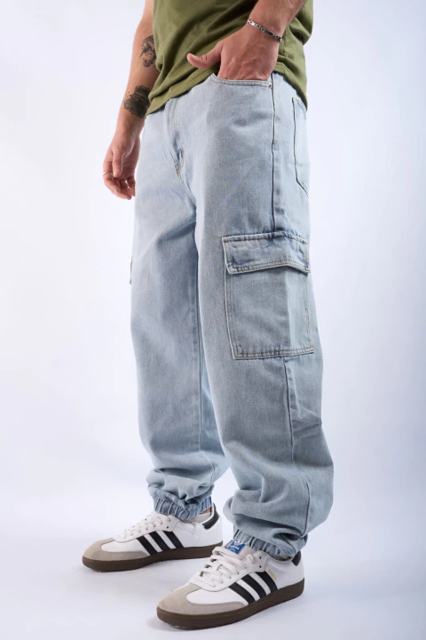 Jean Baggy Drill Light - comprar online