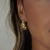 Argola Croissant Dourada - Luhí Joias | Semijoias Banhadas a Ouro 18k | Useluhi