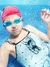 gorra de natacion silicona niños quuz con dibujo en internet