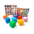 9 cubos didacticos de 6 * 6 cm con dibujos pvc en caja