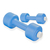 Mancuernas recargables de PVC 1/2 a 2 kg - AB Deportes & Fitness