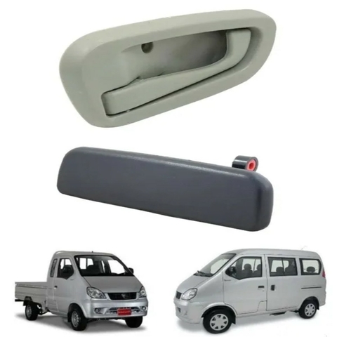 Kit de Maçaneta Interna e Externa Puxador da Porta Effa Start Van Towner Lado Esquerdo 2007 a 2013