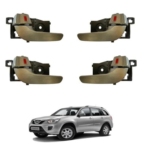 Kit 4 Puxador Maçaneta Interna Chery Tiggo 2015