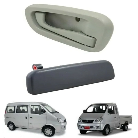Kit de Maçaneta Interna e Externa Puxador da Porta Effa Start Van Towner Lado Direito 2007 a 2013