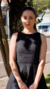 vestido de linho - preto - comprar online