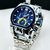 1ª linha - Magnum - Prata, azul e amarelo - Pulseira de aço - À RESISTENTE A ÁGUA- cod100 - comprar online