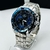 Primeira Linha - Edifice - Prata, azul e preto - Pulseira de aço - À PROVA D' ÁGUA - cod70 - comprar online