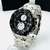 Linha Diamante - Edifice funcional - Prata, branco e preto - Pulseira de aço - À PROVA D' ÁGUA - cod100 - comprar online