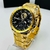 Linha Diamante - Edifice Global Funcional- Dourado e preto - Pulseira de aço - À PROVA D' ÁGUA - cod100 - comprar online