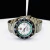 Primeira linha - Tag fórmula 1 - cinza, preto e branco - Pulseira de aço - À PROVA D’ÁGUA - cod90 - ML Joia