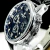 Linha diamante - 100% funcional Geneve - Prata e preto - Pulseira de couro - À prova d’Água - cod100 - ML Joia