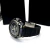 Linha diamante - 100% funcional Steel TP - Grafite escuro e preto - Pulseira de revestimento de borracha - À PROVA D'ÁGUA -cod40
